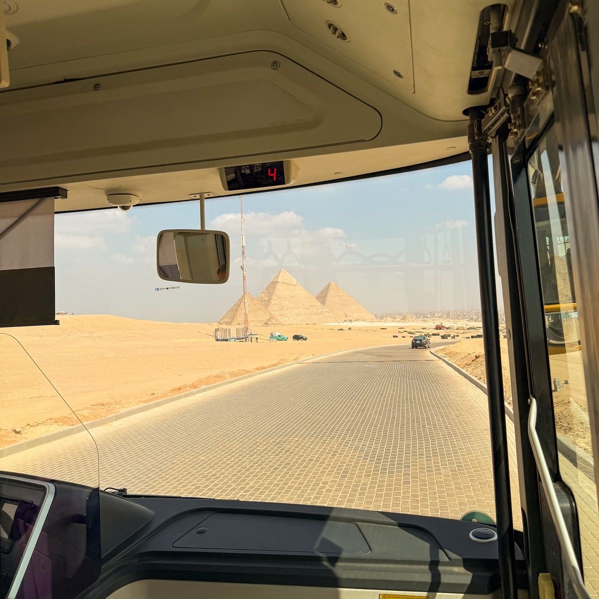 6Cairo by bus Grand museum